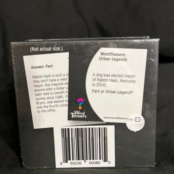 Word Teasers Random Topic Conversation Starters Urban Legends - Picture 4 of 5